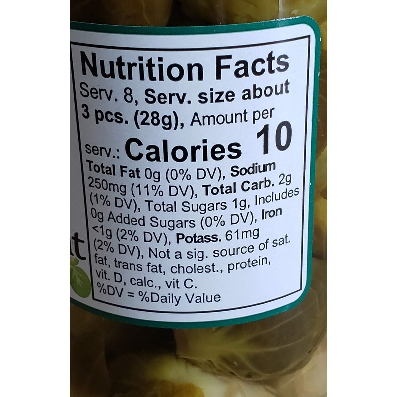 Brussel Sprouts Mild Pickled