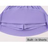 COOLTREE Trendy Girl Skort - Light Purple Print Summer Skirts