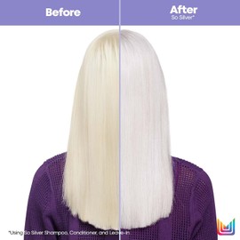 Matrix So Silver Mascarilla Mascarilla Matizadora con pigmento morado ideal para neutralizar tonos amarillos en cabello rubio o platinado 200ml