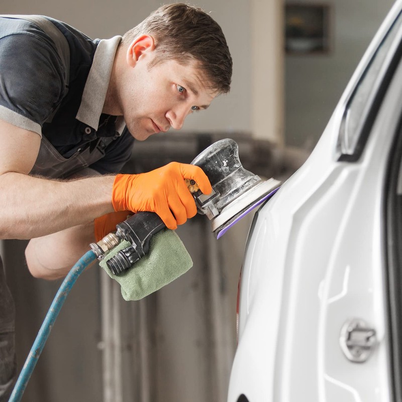 150mm Sanding Discs 50PCS Clean Sanding Discs, 40 Grit Multi-Hole