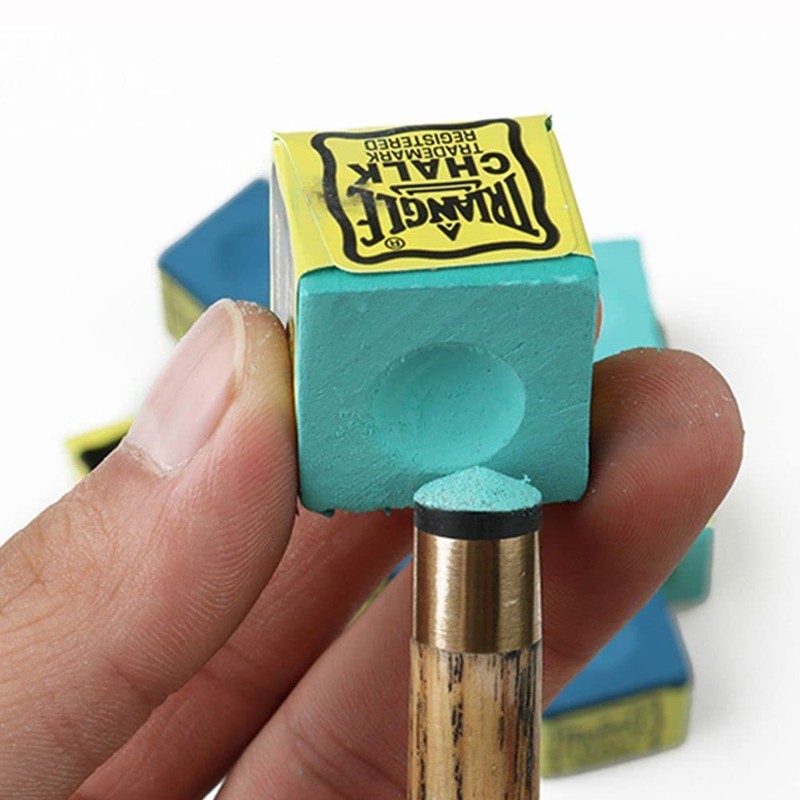  Durable Calcium Carbonate Tip Chalks Professional Snooker Cue Chalk