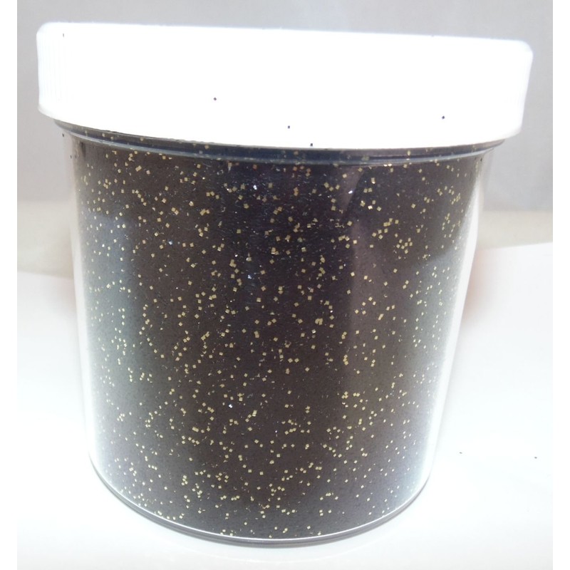 Vintage Paint Black Gold 0.015 Square Metal Flake - Pound