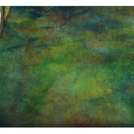 Unbranded Hay Green Spot Dark HAND DYED RUG HOOKING WOOL fat 1/8 yard  green Spotted Cur