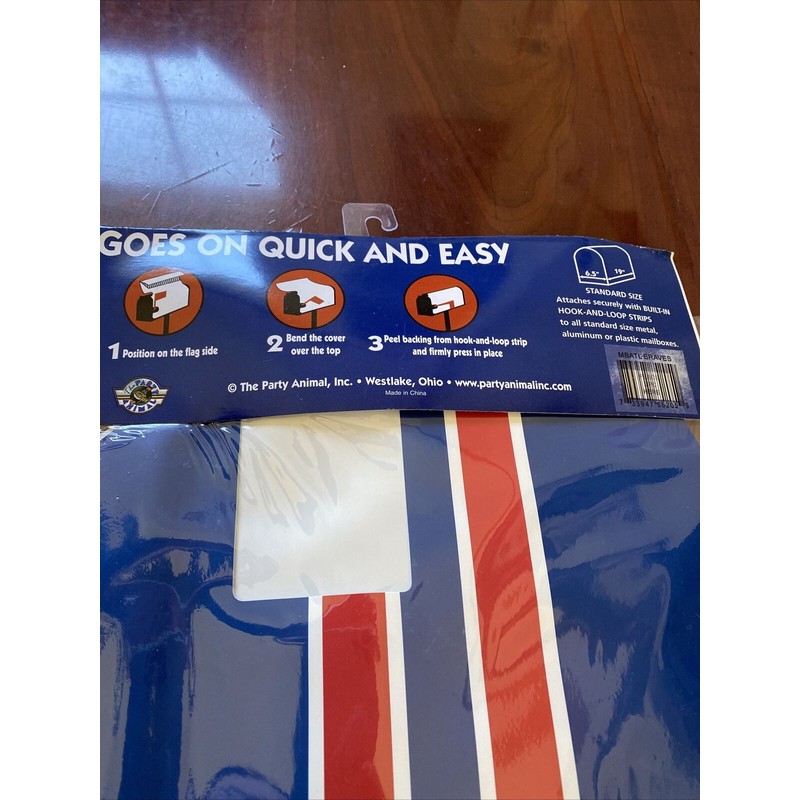 Party Animal Atlanta Braves All-Weather Vinyl Mailbox Cover