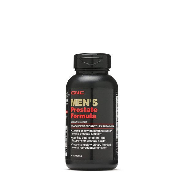 GNC Men's Prostate Formula, 60 Softgels, Supports Normal Reproductive Function