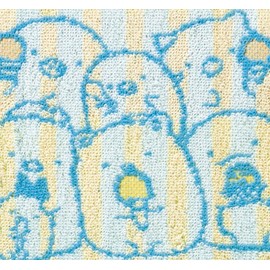 Marushin 6575005100 Hand Towel, Sumikko Gurashi, 10.2 x 10.2 inches (26 x 26 cm), Ice Cream Party