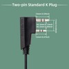 Retevis TCK01 2-Pin to 3.5mm Audio Adapter for Walkie Talkies,