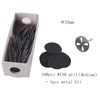 MZCMSL 100pcs Sandpaper Disc and 1pcs Metal Bit, 3/32 Shank