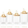 Sweejar 3 qt Glass Jars for Laundry Room Organization, 96
