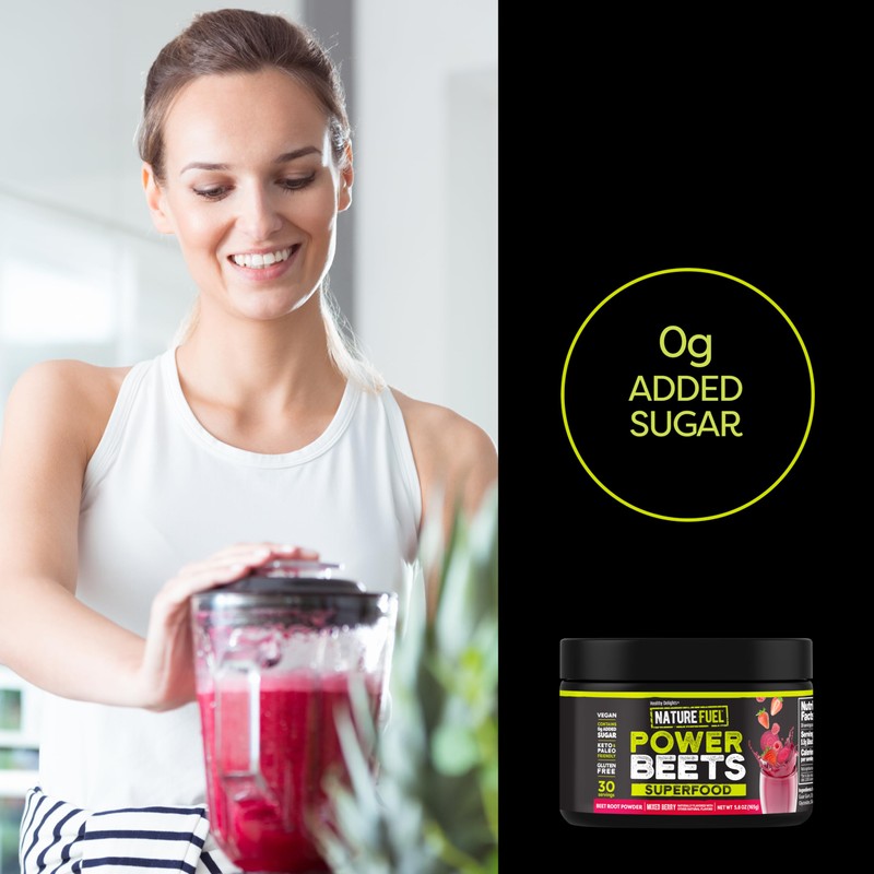 Healthy Delights Nature Fuel Power Beets, Vegan Beet Juice Powder,