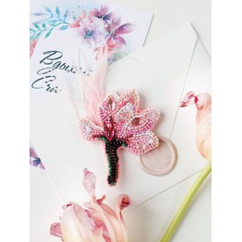 Abris Art Bead Embroidery Decoration Kit Amethyst iris AD-200