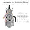 QXOPRM PWK Carburetor 21mm Carb with Carb Jets for 50cc-100cc
