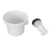 Men Beard Foaming Brush Set Soap Bowl Brush Rack Rich