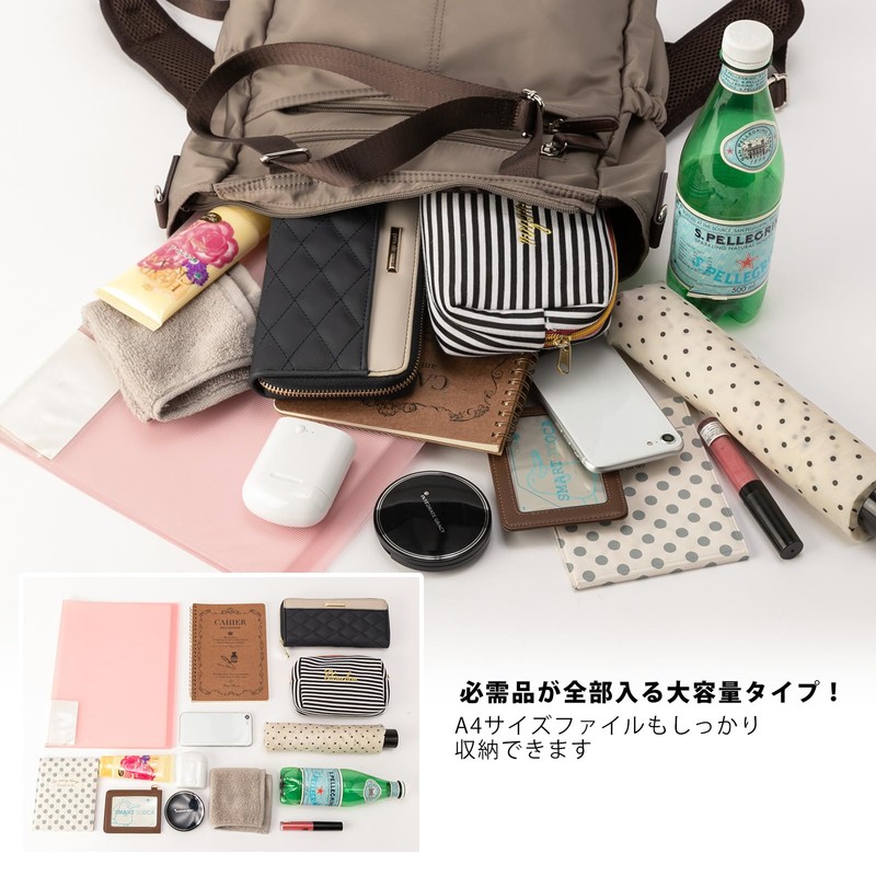 VIVID HORN 23160 La Creviar 4-Way Backpack, navy