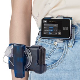 iGuerburn-(Actualización) Estuche de bomba tSlim X2 con clip giratorio de 360°, tándem Soporte de bomba tSlim Enrolle el exceso de tubería, Accesorios de bomba t Slim G4 t:Funda Los bordes lisos no se