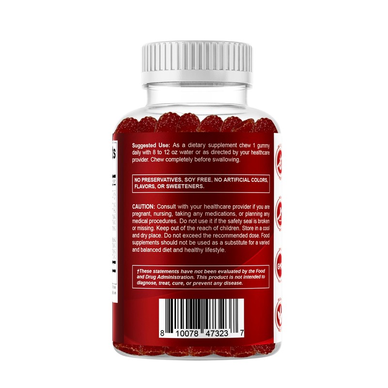 Vitamatic Vitamin B Complex Gummies with Vitamin C & Inositol