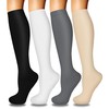 Iseasoo 4 Pairs Compression Socks for Women Circulation-Best Support for