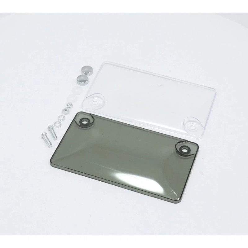 lenkdou Motorcycle License Plate Cover Protector For All Motorbike 4x7