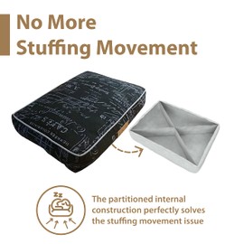 Ellie-Bo XL Dog Bed Cover for 42-inch Dog Cage/Crate - Black Voyager Style