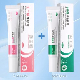 Azelainsäure,Azelaic Acid Azelaic Acid Serum Linderung Azelainsäure Creme 20 g Anti-Rötung Hilft Bei Der Linderung von Rötungen Wird mit 1 Salicylsäurecreme 20 g und 1 Massagestab Geliefert