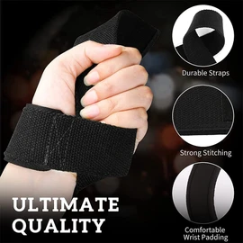 Weight Lifting Straps, Deadlift Gym Strips for Fitness Bodybuilding Strength Training, Heavy Lift Grip with Men and Women, A Pair