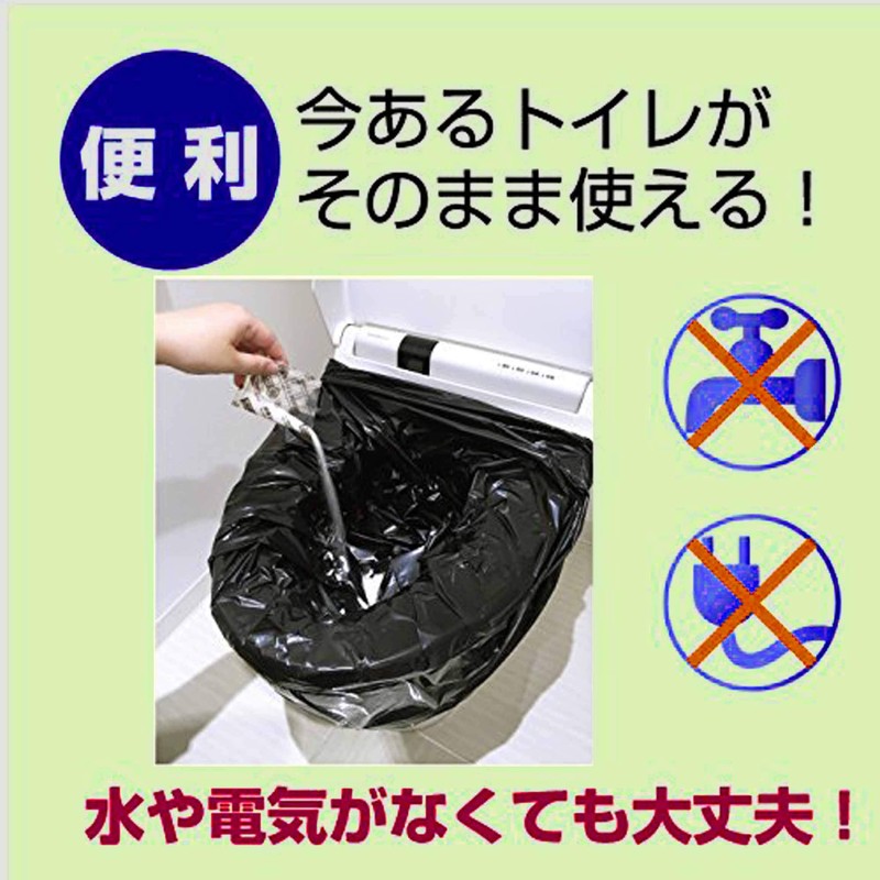 Sunfresh ST-900E Antibacterial Deodorizing Coagulant Simple Toilet (Disaster Prevention, Emergency)