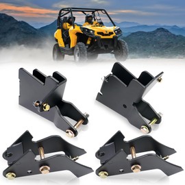 Commander Lift Kit - StarknightMT UTV Lift Kit Compatible with Commander 800 and Commander 1000 For 2.5 inches Extra Ground Clearance Made of Heavy Duty Carbon Steel with CNC Cut (Black)