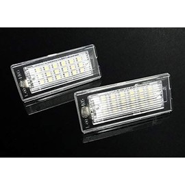 RZG 2x LED Licence Number Plate Light White Canbus For 2003-11 E83 X3 2000-06 E53 X5