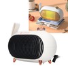 Small Space Heater 900W PTC Ceramic Fast Heating 3 Level