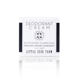 Little Seed Farm Little Seed Farm All Natural Deodorant Cream, Aluminum Free Deodorant for Women or Men, 2.4 Ounce - Activated Charcoal
