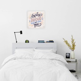 Edenpack Inspirational Quote Canvas Wall Art Motivational Quote Framed Prints Decor for Bedroom Kitchen Walls Office Hallway Woman Special Occasions Gift (Motivational Quote 4, 8''x8'')