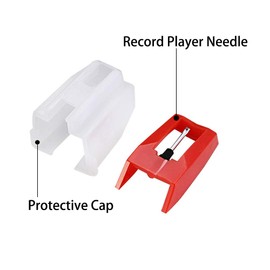 Mudimu Stylus for Record Player Including 3pcs Universal Turntable Replacement Stylus Needles With 1pcs Tin Box for Turntable Record Player Lp Phonograph