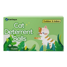Upgrade Version！Cat Repellent Outdoor, Cat Deterrent Spray Outdoor Indoor Balls with Essential Oils, Long-Lasting Pet Deterrent to Keep Cats Away,Out of Yard Permanently, Garden, Lawn, Furniture