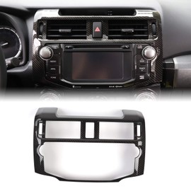 JeCar 4Runner Center Console Navigation Trim Panel Center Console Dashboard Cover Toyota 4Runner for Toyota 4Runner 2010 2011 2012 2013 2014 2015 2016 2017 2018 2019 Carbon Fiber Pattern