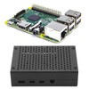 For Raspberry Pi 4B Aluminum Alloy Case MultiHoles Protective Cooling