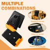 6Pcs Tool Belt Clip ABS Tool Belt Buckle Fast Put