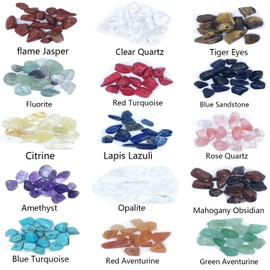 Gemstone Beads Natural Irregular Shaped Stone Chips Crystal Energy Healing Power for Jewelry Making(15-4)