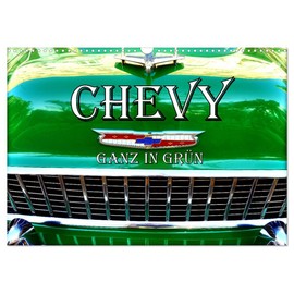 CHEVY - Ganz in Grün (Wandkalender 2026 DIN A3 quer), CALVENDO Monatskalender