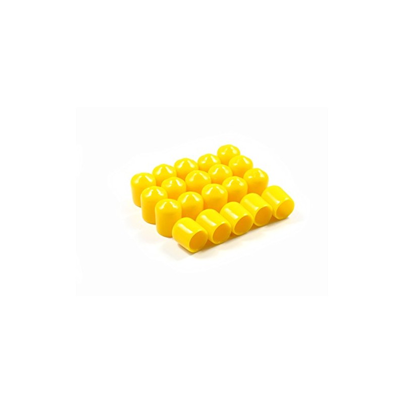 RCA Terminal Cap (AV Protector) 20 Piece Set "Yellow"