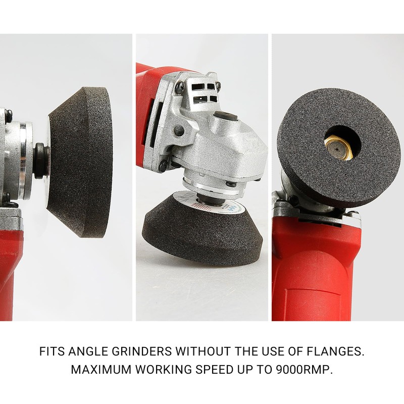 LOZLIN 3 Inch Silicon Carbide Grinding Wheel for Angle Grinder
