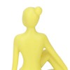 5 Pcs Yoga Statue Simple Style Yellow Attractive Decorative Durable