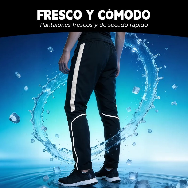 BIAOJUE - Pants Cómodo Deportivo Casual Jogger Gym Con Bolsas