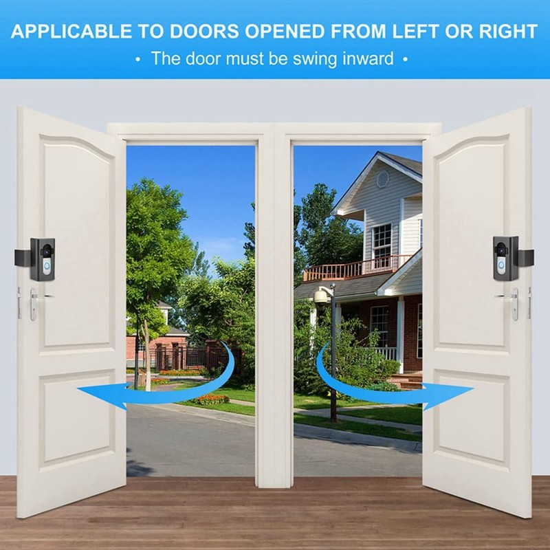 Video Doorbell Anti-Theft Doorbell Upgrade Anti-Theft Video Doorbell Bracket Drill-Free