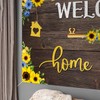 Welcome Home Sweet Backdrop Banner Decor Brown - New Home