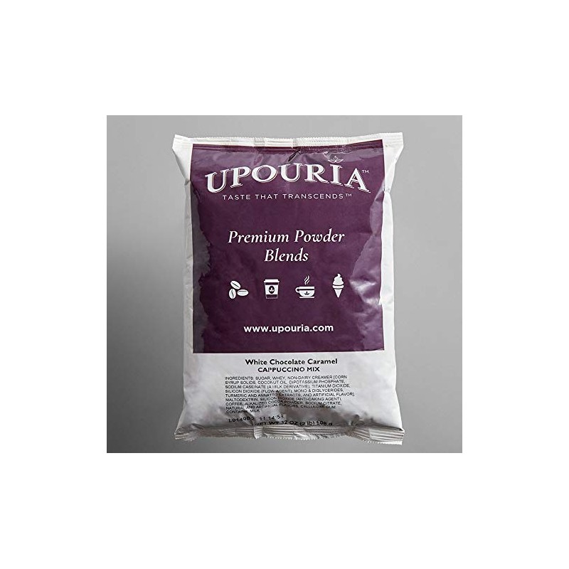 White Chocolate Caramel Cappuccino Mix UPOURIA 2 lb. - 6