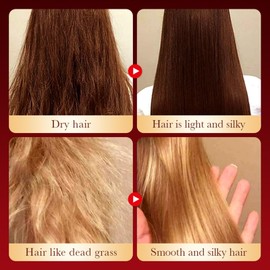 Deep Nourishing Hair Mask, Hair Nourishing Mask, Glättende Haarkur Gegen Frizz, Spendet Feuchtigkeit, Verbessert Trockenes Haar, Macht es Geschmeidig und Glänzend, Für alle Haartypen Geeignet