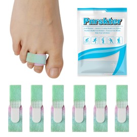 Pnrskter Hammer Toe Straighteners, 6 Pcs Toe Corrector for Women & Men - Broken Toe Splints Wraps Relief for Curled, Crooked, Broken Support (Colorful)