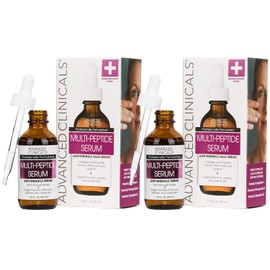 Advanced Clinicals Suero Facial Con Pptidos, Aceite Hidratante Para El Cuidado De La Piel, Para El Rostro, Las Arrugas, Las Lneas Finas Y La...       