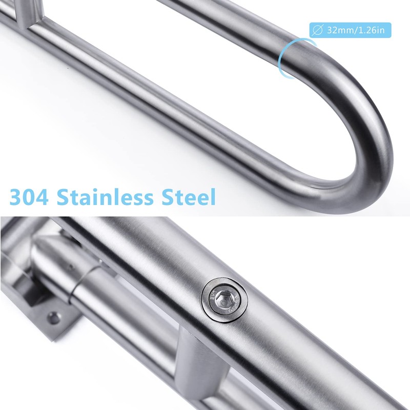 29.5 INCH Toilet Grab Bar Stainless Steel Handicap Rails Grab