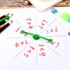 Killow 25 Pieces Arrow Game Pointer Spinner Plastic Arrow Spinner